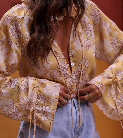 Golden Hour Bloom Blouse