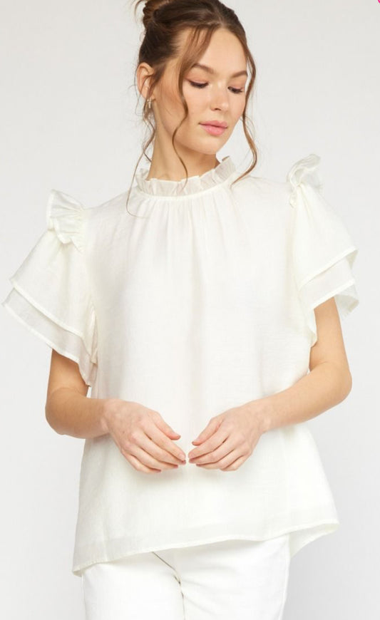 Sugar Ruffle Top
