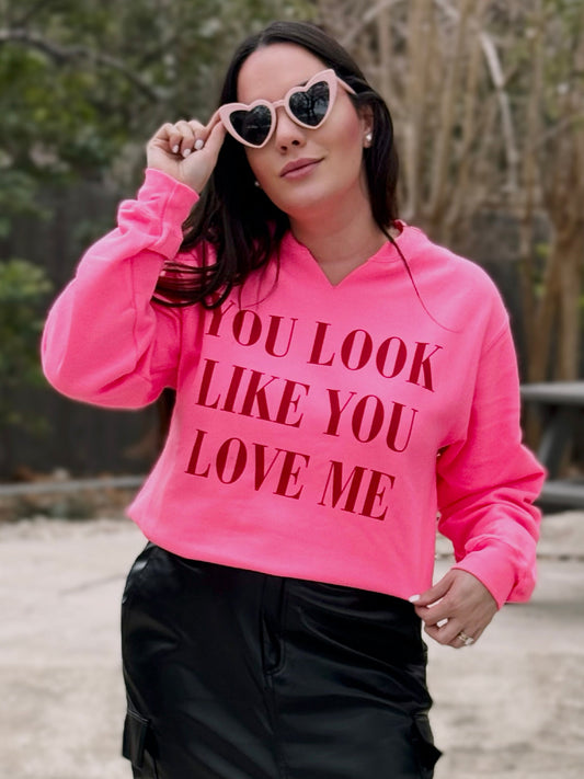 You Look Like You Love Me Crewneck