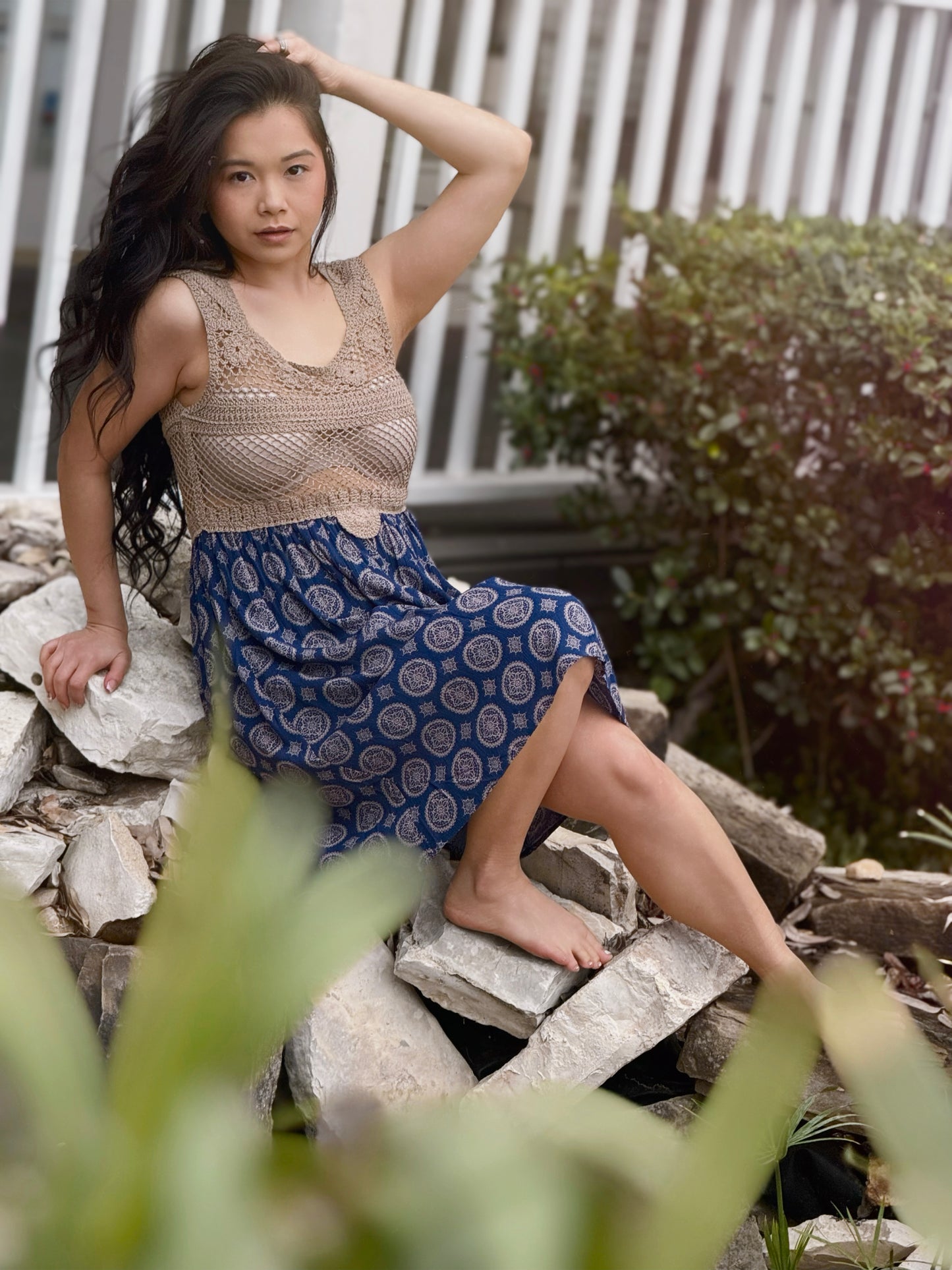 Sundown Crochet Midi