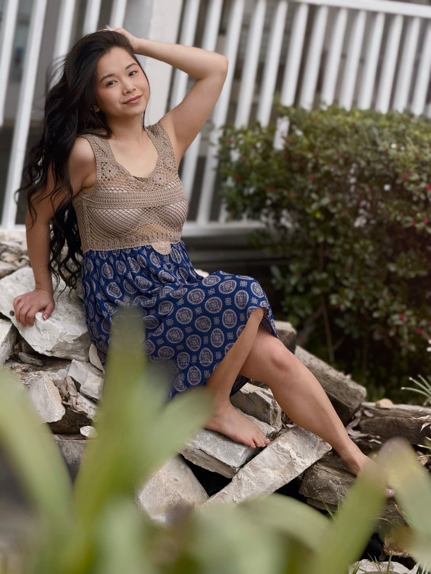 Sundown Crochet Midi