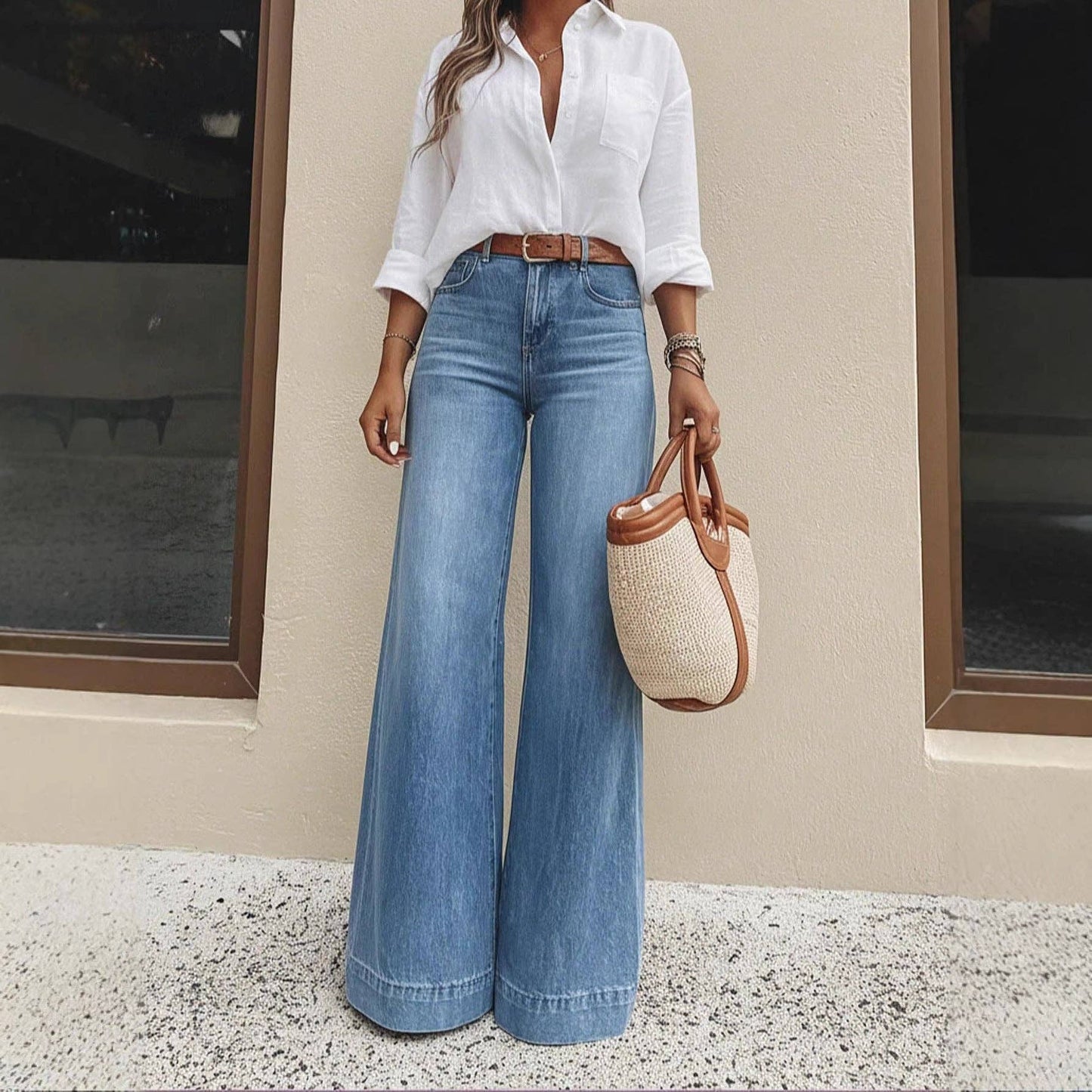 Main Character Wide-Leg Denim