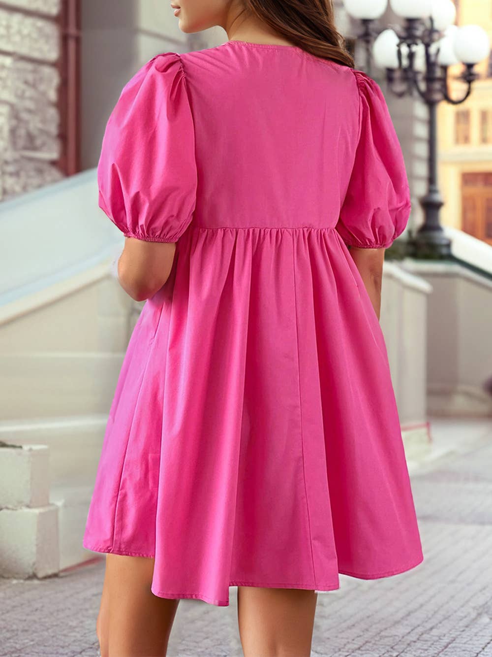 Pink & Bows Mini Dress