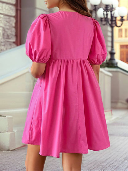 Pink & Bows Mini Dress